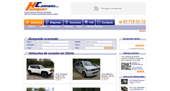 Desktop Screenshot of humbertcamions.com