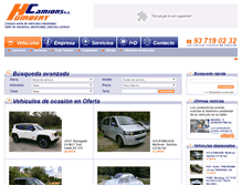 Tablet Screenshot of humbertcamions.com